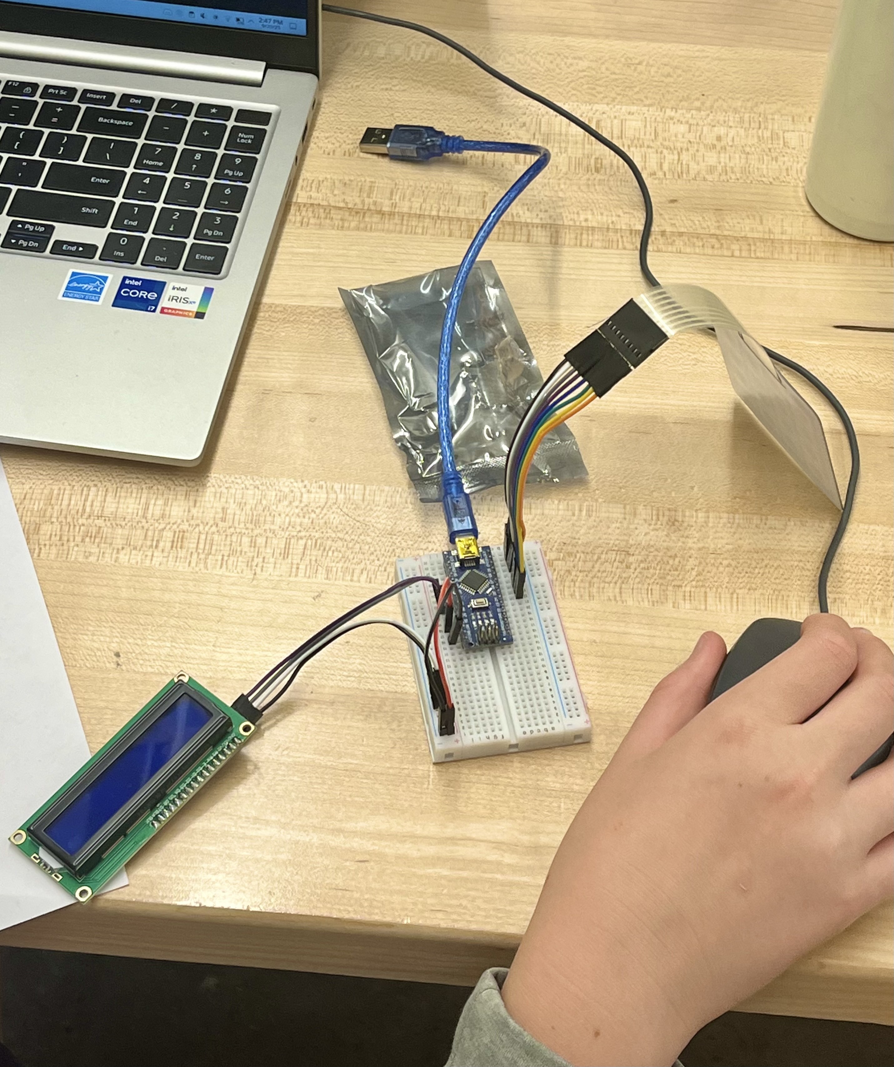 Students working with circuits and electronics
